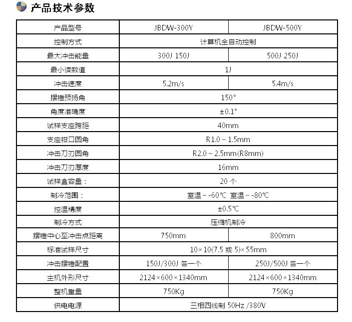 JBDW-300B微機(jī)控制低溫全自動沖擊試驗(yàn)機(jī)